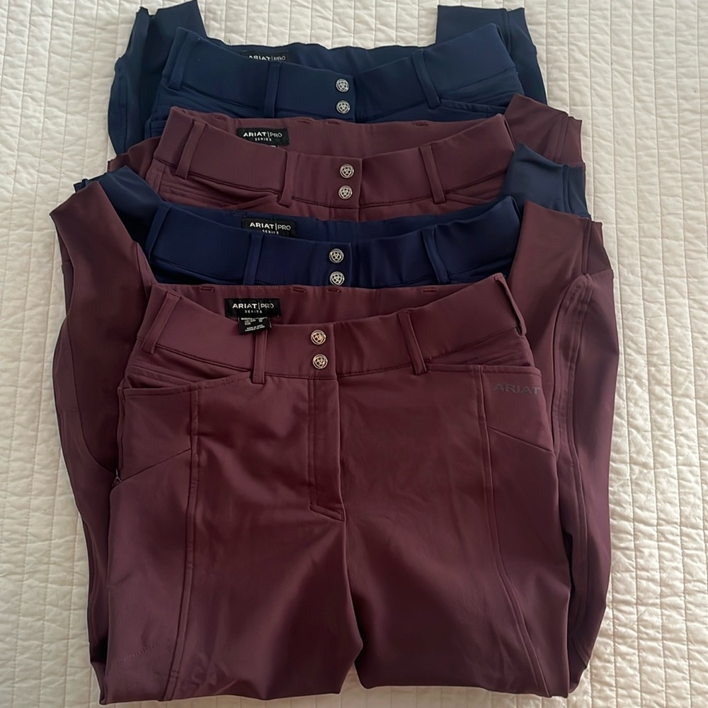 Lot of 4 - Ariat Prelude breeches